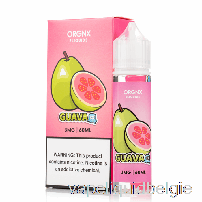 Vape Smaken Guave-ijs - Orgnx E-vloeistof - 60ml 3mg